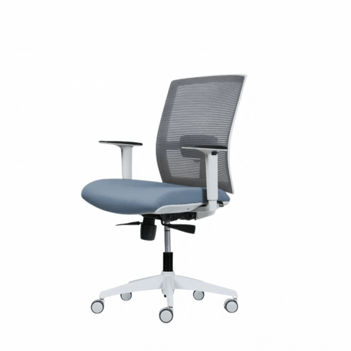 Silla Taylor Gris – Ligera, ergonómica, diseñada para iluminar tu espacio de trabajo