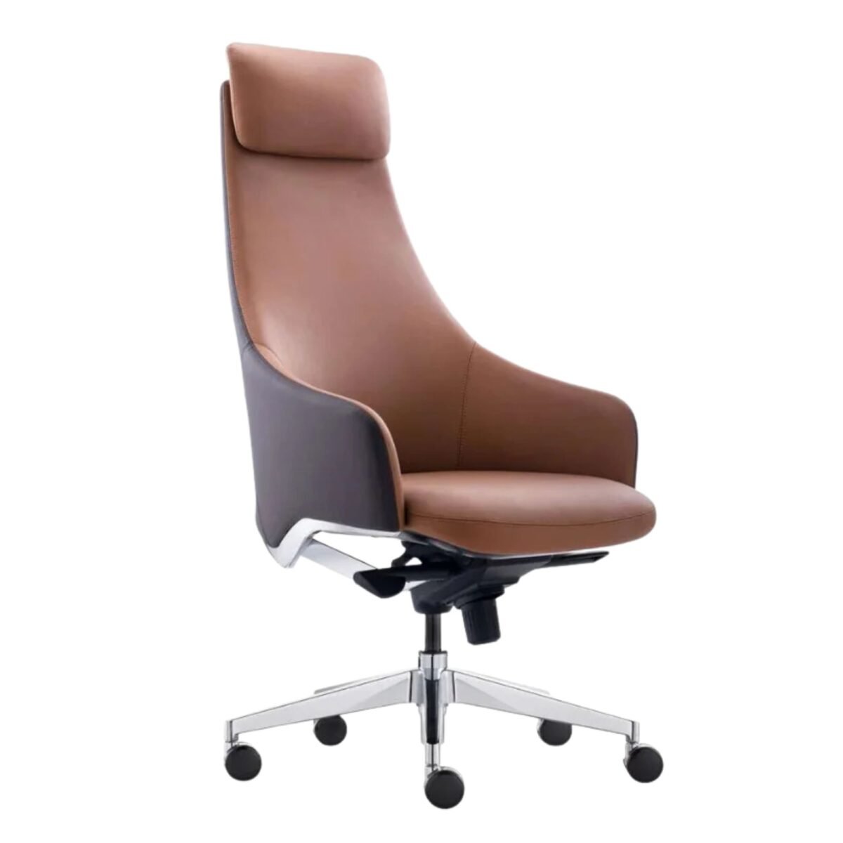 Silla de cuero natural Royal Alta | Silla gerencial VISSO
