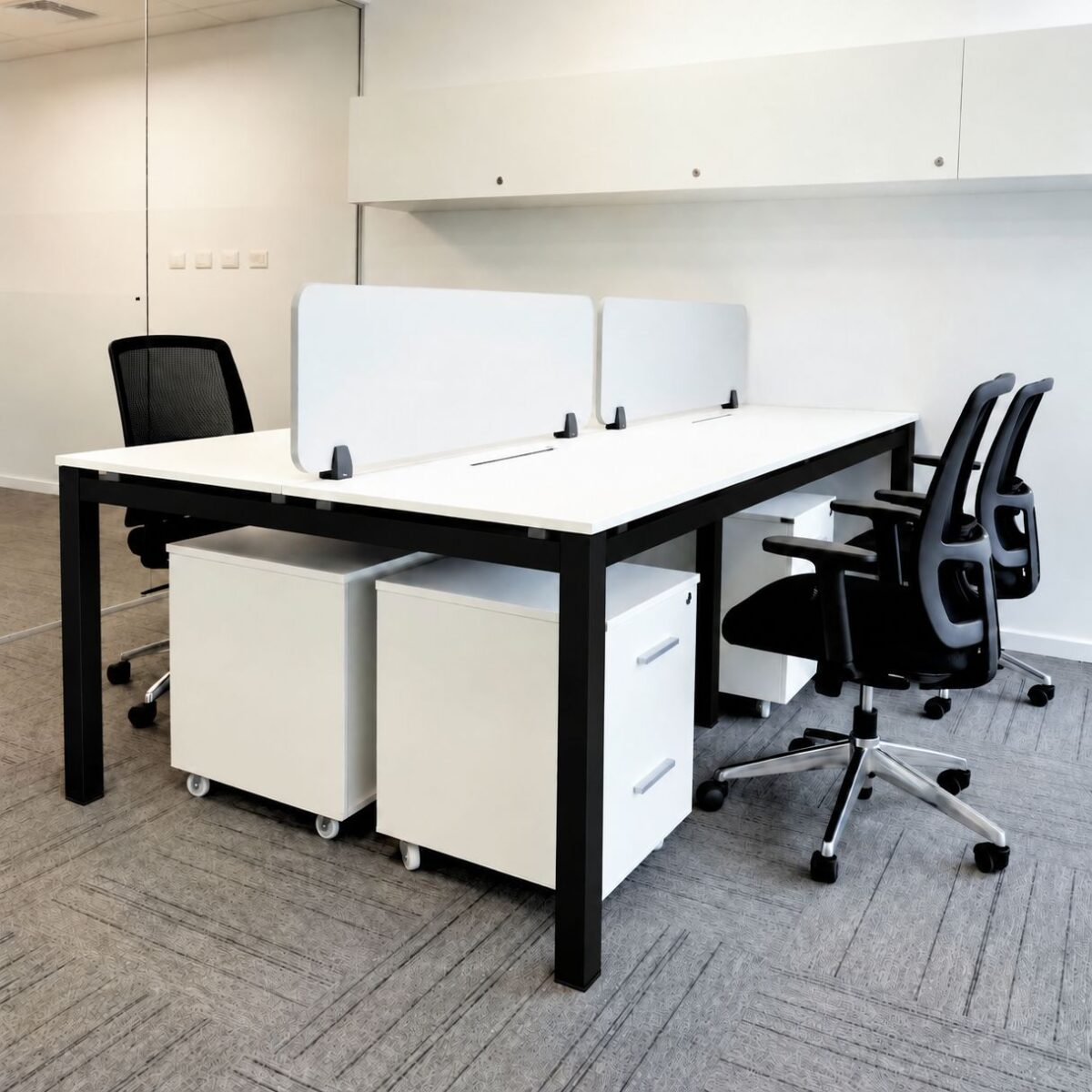 Bench Quadra Plus de 4 puestos | Escritorios Modulares VISSO