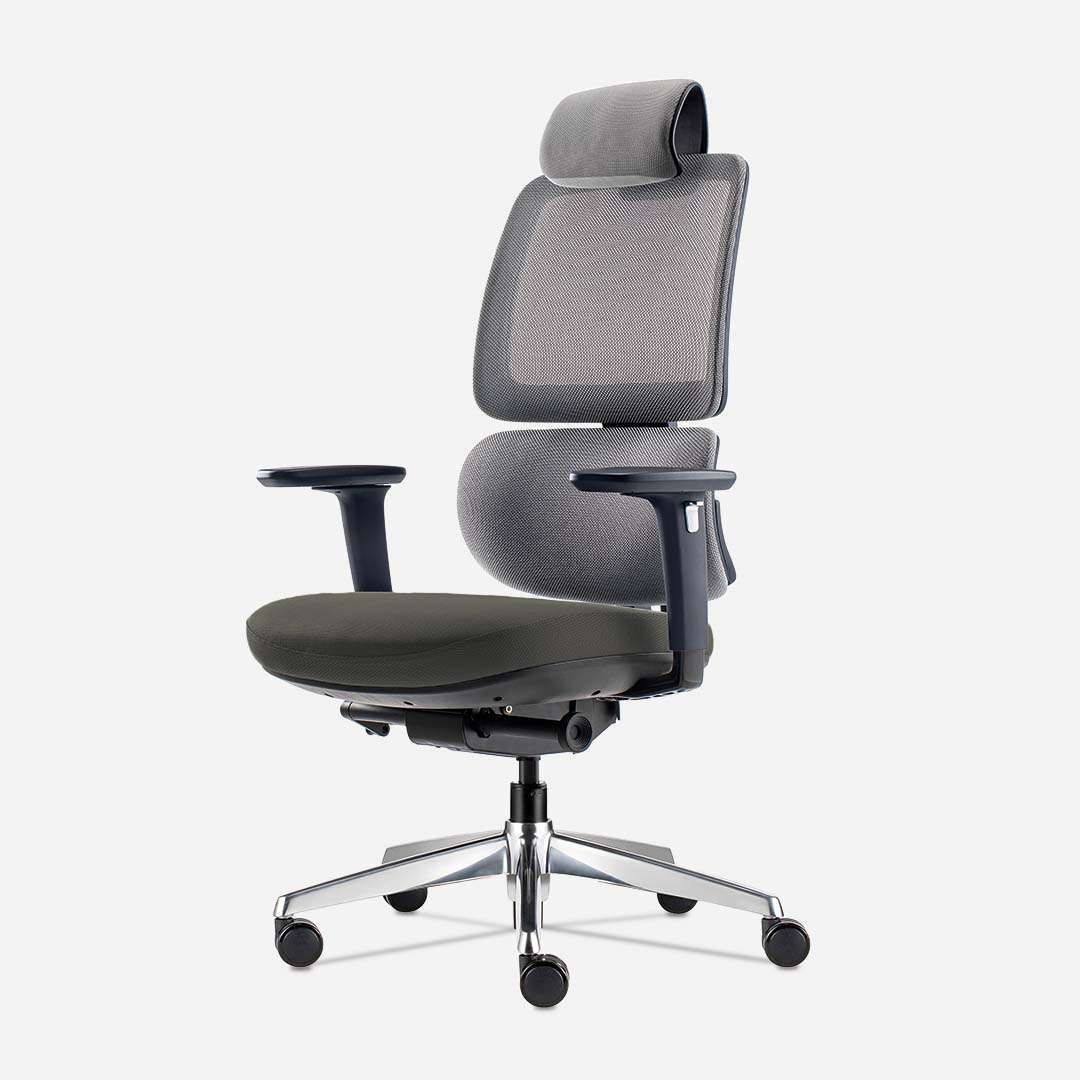Silla Gerencial Orca - Apoyo Lumbar insuperable, siente la diferencia. - Antracita