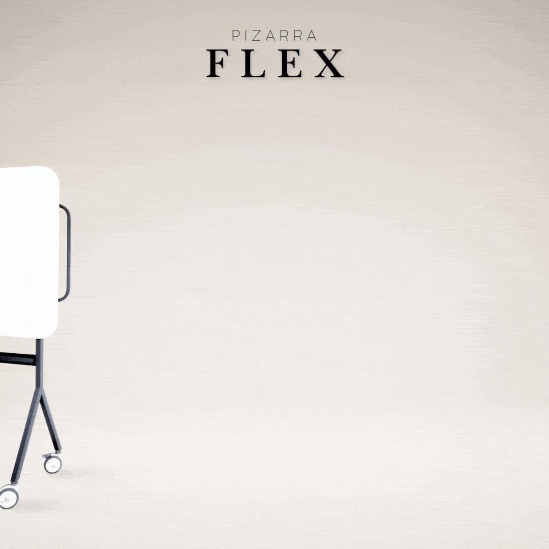 Pizarra Acrilica móvil mod. Flex (espacio pizarra: 900 x 900 mm.)