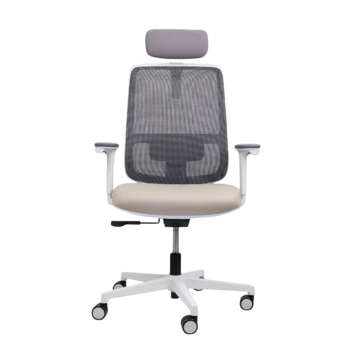 Silla Lotto Gris con Cabecera – Adaptable a Diferentes Alturas y Pesos