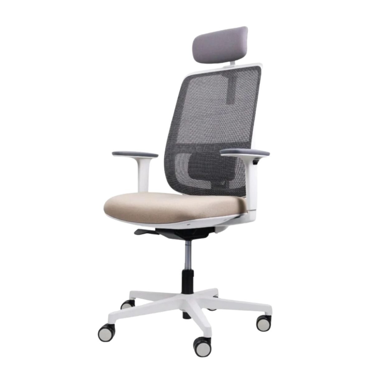 Silla Lotto Gris con Cabecera – Adaptable a Diferentes Alturas y Pesos