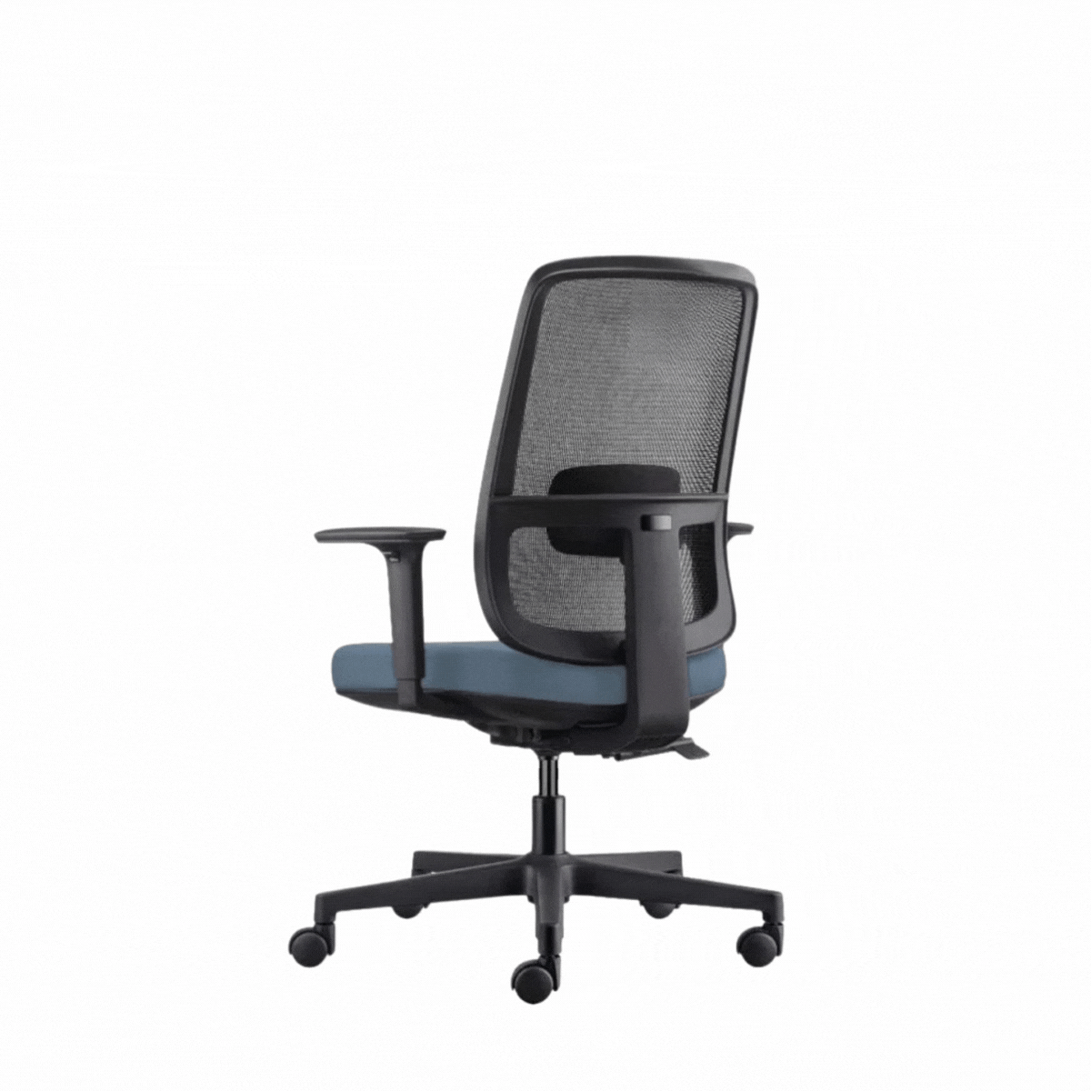 Mobiliario para Home Office Premium - Landing Final Silla Lotto Negra - Adaptable a diferentes alturas y pesos