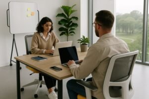 Mobiliario para pequeñas empresas y startups | VISSO oficina para empresa pequeña