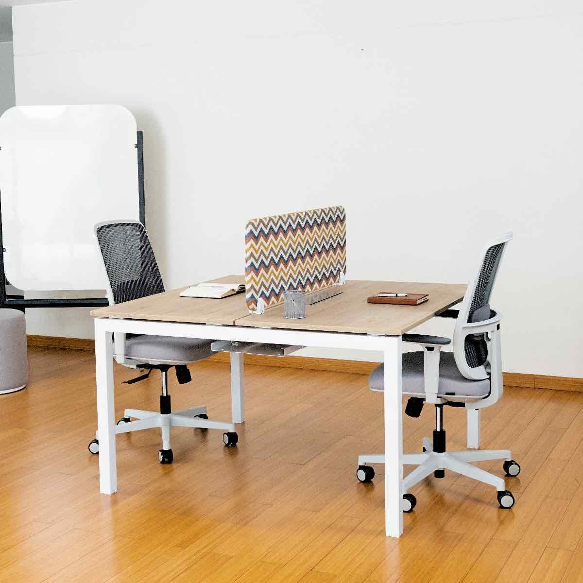Bench Quadra de 2 Puestos – Escritorios modulares flexibles