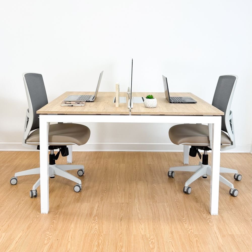 Bench Quadra de 2 Puestos – Escritorios modulares flexibles