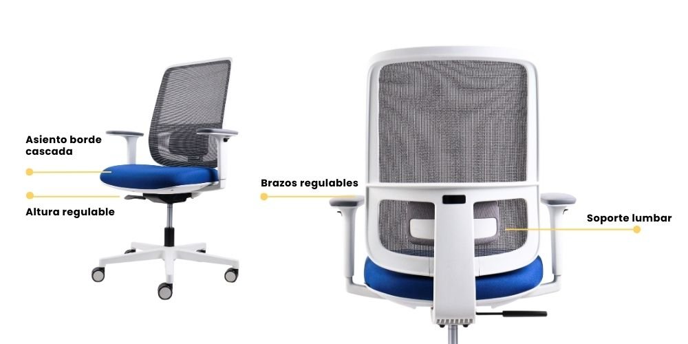 6 beneficios de una silla ergonomica