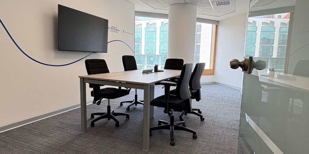 mesa de reuniones moderna