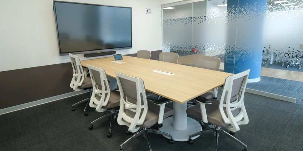 mesa de reuniones moderna