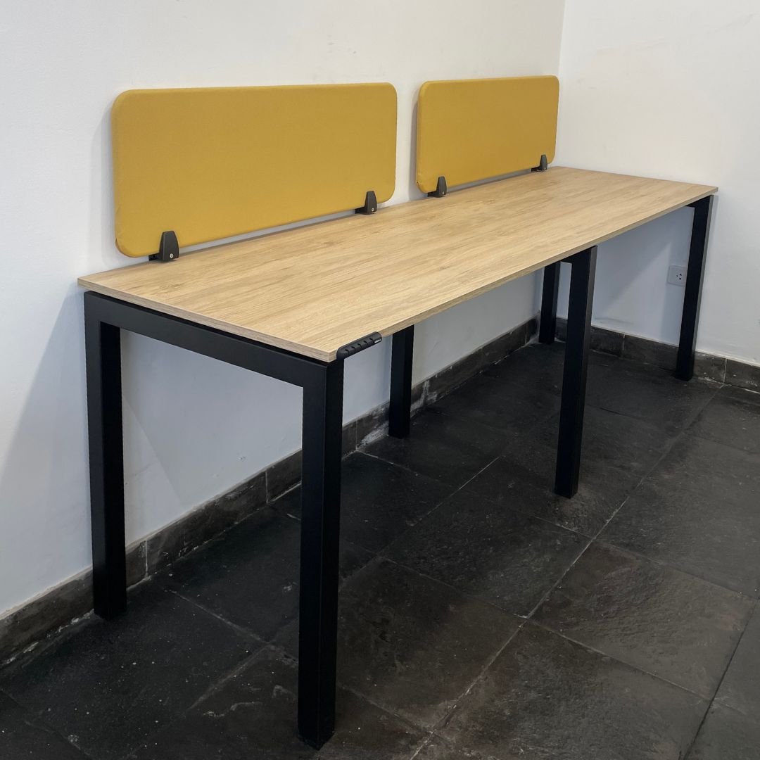 Bench Lineal Quadra (2 a 5 puestos) – Escritorio para dos personas a más