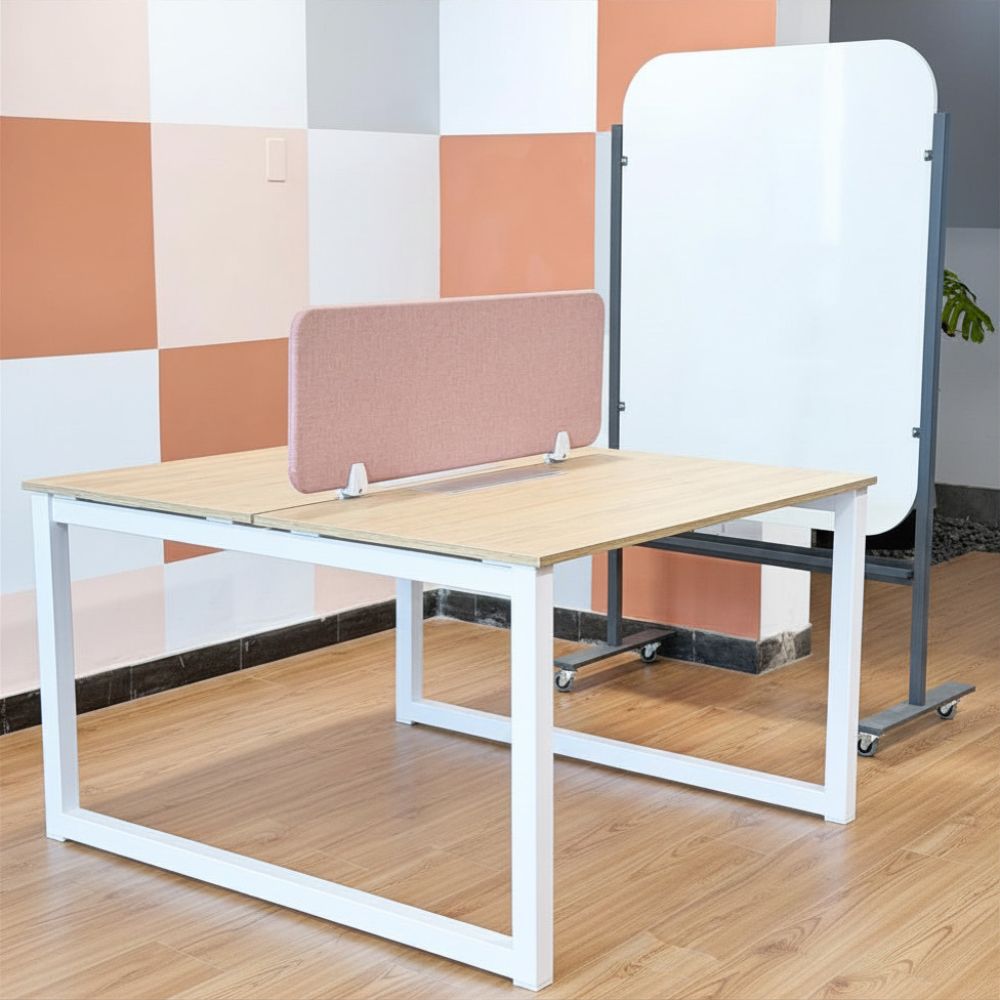 Bench Abaco+ 2 puestos de trabajo – Diseño en «O» modular