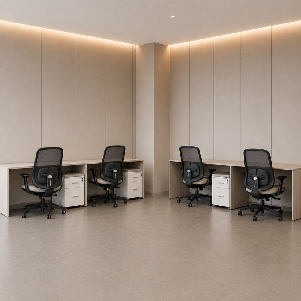 Bench Lineal Adapta (2 a 5 puestos) – Todo en una linea