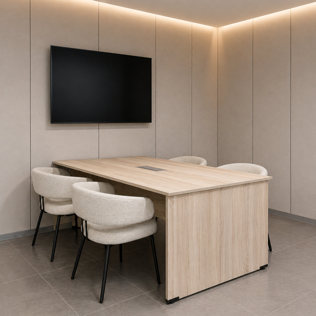 Mesa de Reuniones Adapta (desde 1.60 a 2.40 m. de largo)