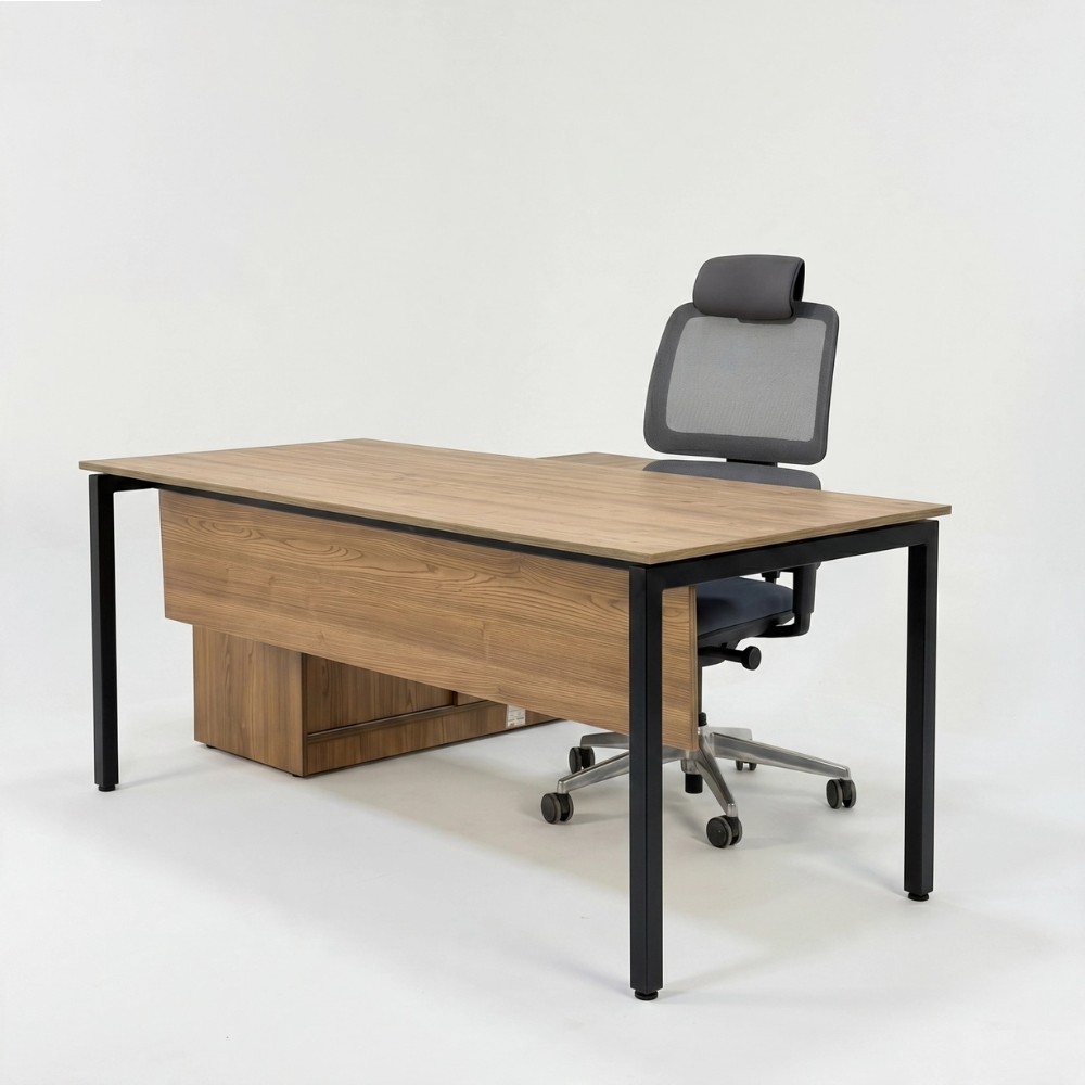 Fondo editorial blanco/gris claro - 4 Escritorio Gerencial Outlet - Escritorio Gerencial oferta