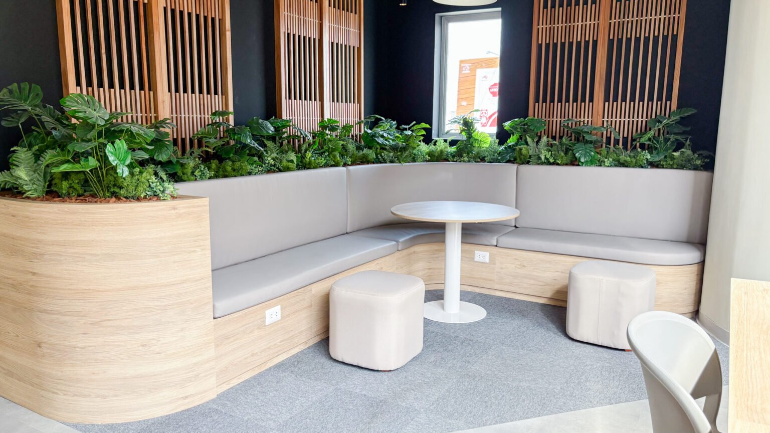 Proyecto Ajinomoto - espacio de descanso en oficinas